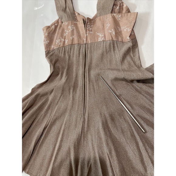 Vintage 90s Alyn Paige Fit Flare Mini Sun Dress Cottage Romantic Whimsy Size 7/8 - Picture 10 of 13